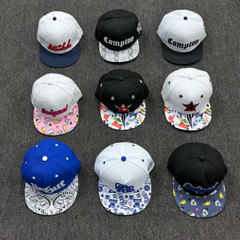Niche streetwear flat-top vintage oversized baseball cap flat cap duckbill hat collection
