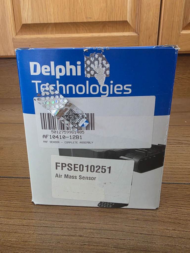 Brand new Delphi mass air flow sensor for vauxhall insignia