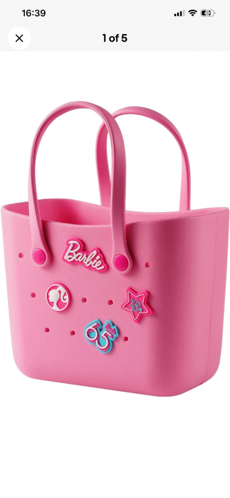 [Holiday Special] Barbie Lunch Bag for Women - Cute Crocs Design, Durable Lunch in Pink