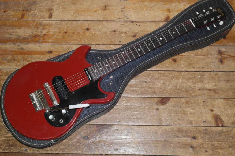 1965 Gibson Melody Maker rare Cardinal Red finish with original case