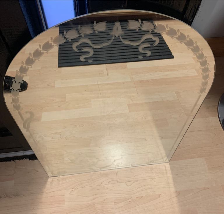 Arch Etched Mirror 30x21 inches 🪞 