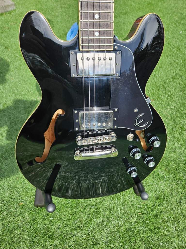 Epiphone 339 - Push/Pull Pots - Black  (FREE Delivery)