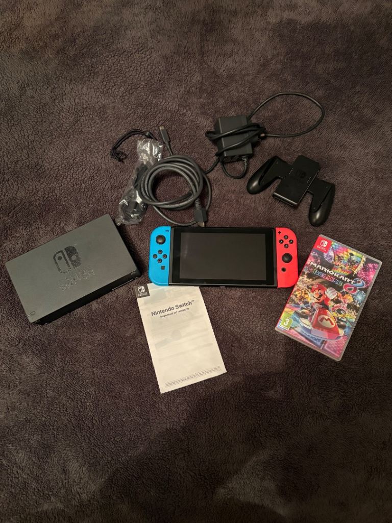 Nintendo switch + all accessories and game
