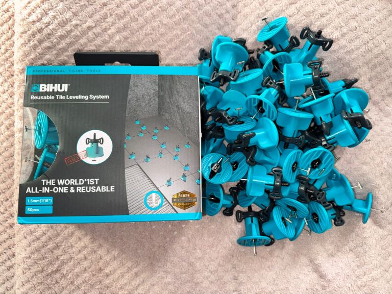 BIHUI Reusable Tile Leveling System - 50 Pcs 