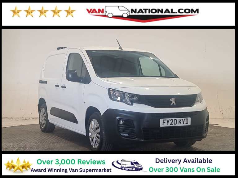 2020 Peugeot Partner 1000 1.5 BlueHDi 100 Professional Van PANEL VAN DIESEL Manual