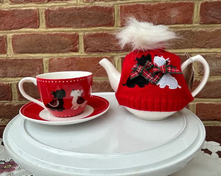 Yorkshire Terrier Teapot & Teacup
