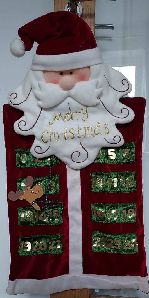 Father Christmas Re-usable Advent Calendar [2 available]