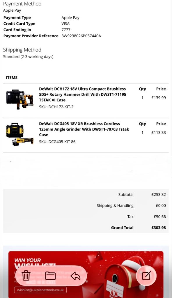 Dewalt grinder and sds 