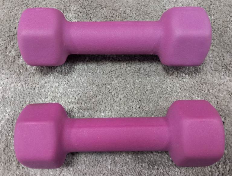 2x 1.5kg Dumbbells Hand Exercise Weights Home Fitness Workout
