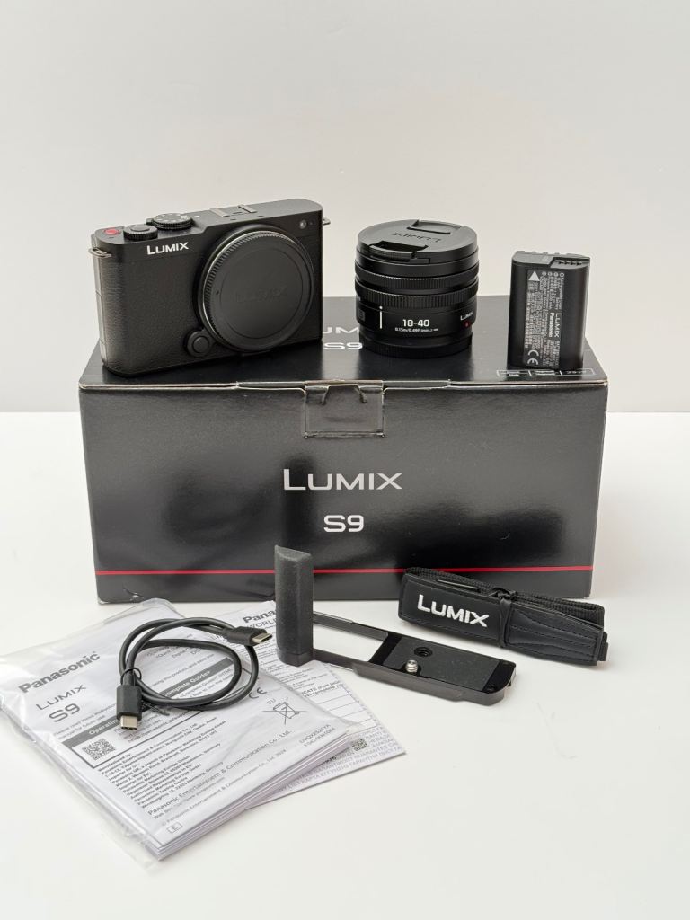 Panasonic LUMIX S9 Digital Camera with 18-40mm kit lens excellent condition, SmallRig handle boxed