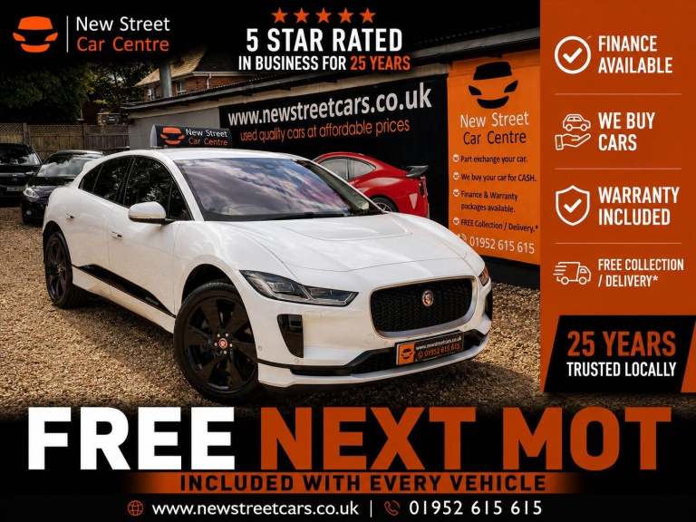 2019 Jaguar I-Pace 294kW EV400 SE 90kWh 5dr Auto HATCHBACK ELECTRIC Automatic