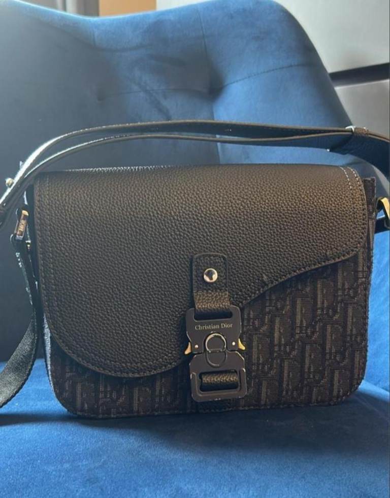 Christian dior messengersaddle bag Navy/Black