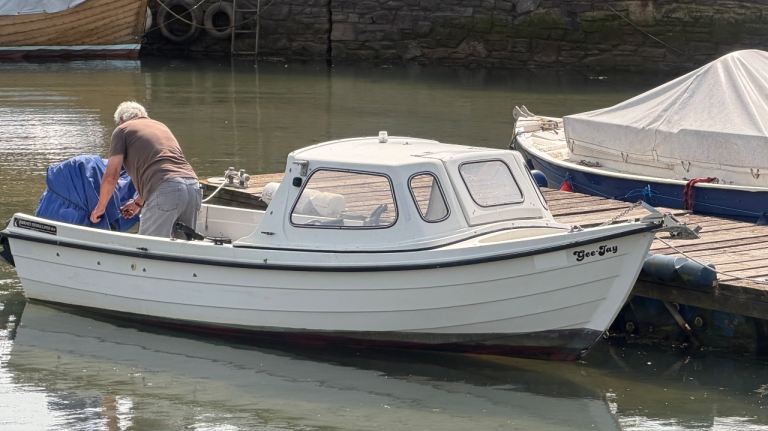 Orkney Strikeliner 16 plus Small Cabin Boat with Tohatsu Outboard Motor 