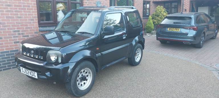 Pre-Facelift Suzuki, JIMNY, 2002, Manual, 1328 (cc), 1.3 Petrol 3 doors, Black 49,508 miles.