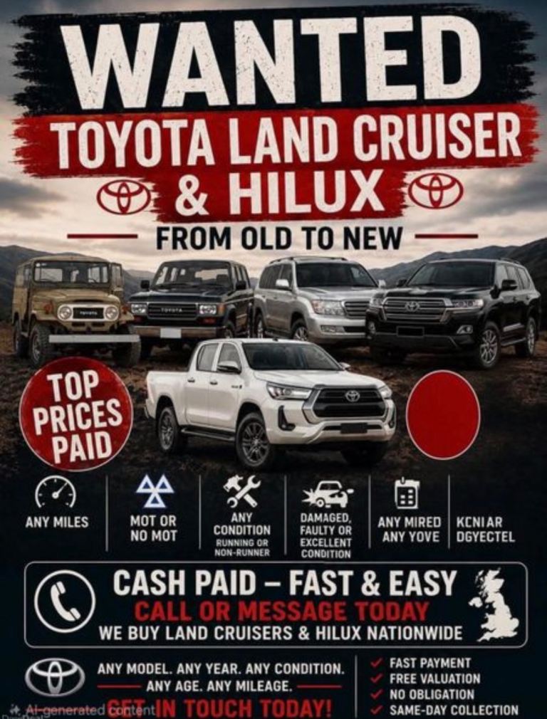 all 4x4 toyotas wanted dead or alive