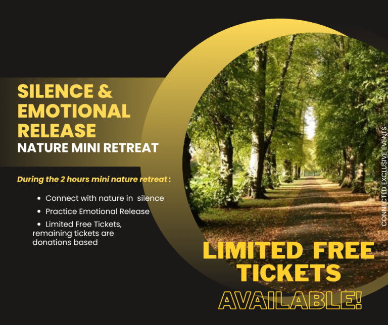 Silence & Emotional Release Nature Mini Retreat-Sunday, 20 September  @ 1pm-3pm,Wallington.