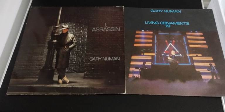 Gary Numan Vinyl Albums - I, Assassin & Living Ornaments '79