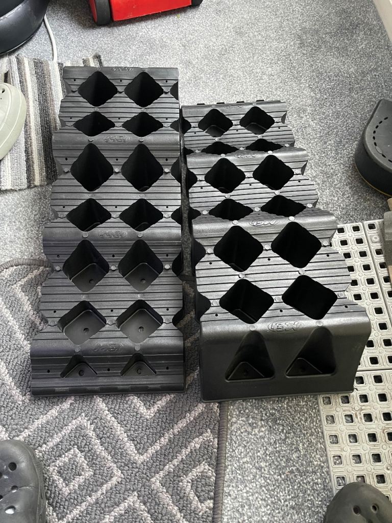 Milenco  3 level levelling ramps
