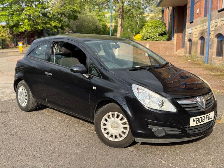2008 Vauxhall Corsa 1.0 Life 12v 3dr Hatchback Black - MOT April 27!