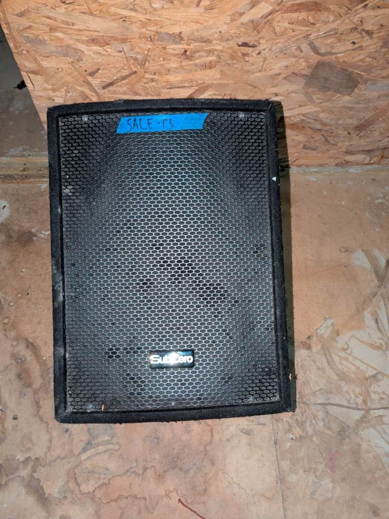 SubZero - SZS-C12MA - Active Stage Monitor 