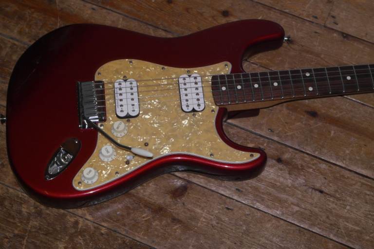 1997 Fender USA Big Apple Stratocaster Candy Apple Red fitted with 2016 Fender 60s Roadworn neck