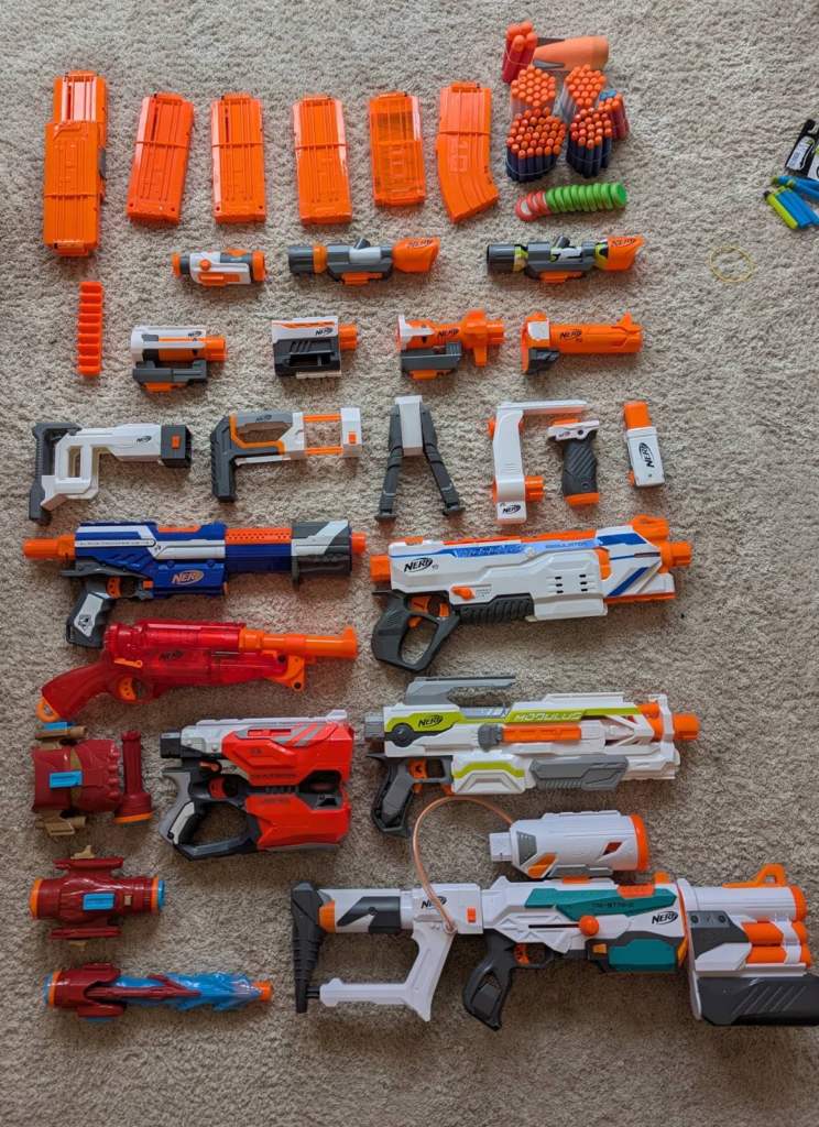 Nerf gun huge collection