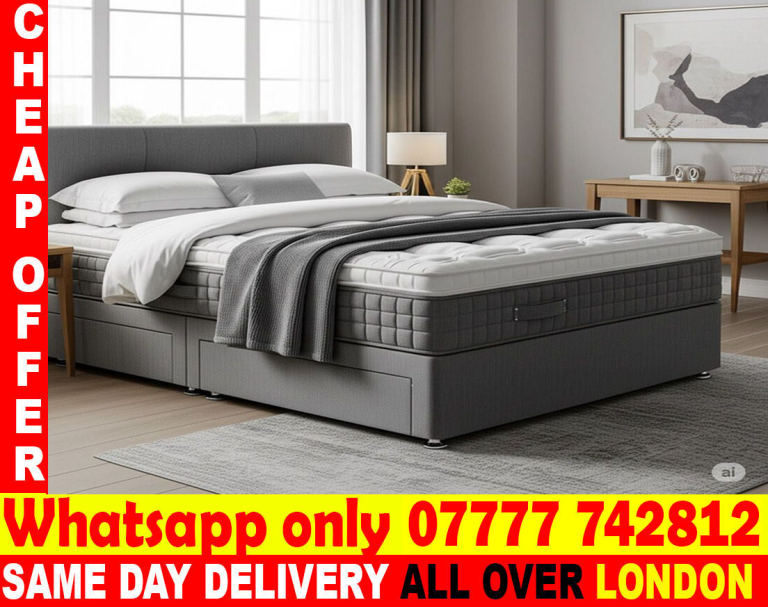 image for BRAND NEW  BED AND MATTRESS KING SIZE AND SINGLE SIZE ( lkjdf)