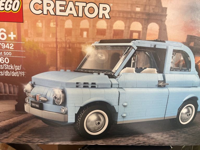 LEGO Creator Fiat 500 Model Car – Brand New, Sealed Box