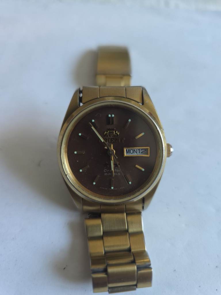 Ladies Orient Crystal automatic wrist watch 