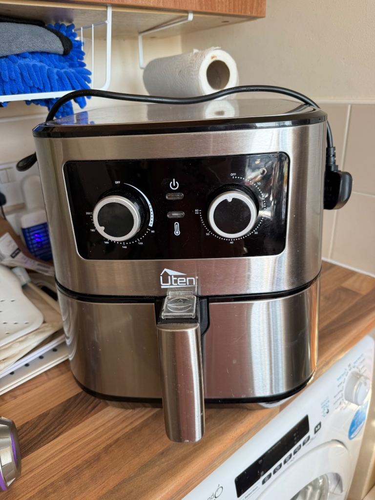Uten Air Fryer – Good Condition, Silver Finish