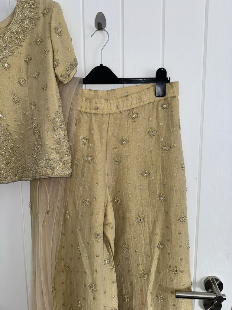 Sharara suit set with Duppatta. 