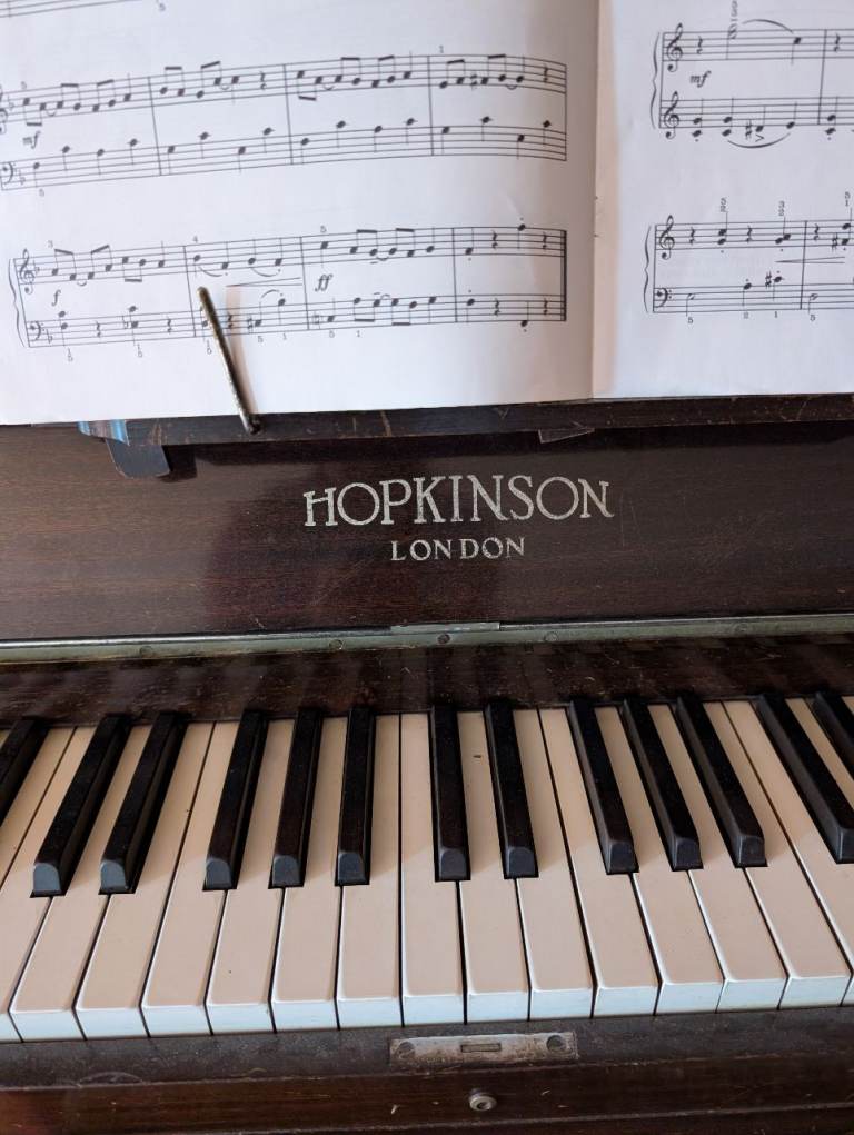 Old piano Hopkinson