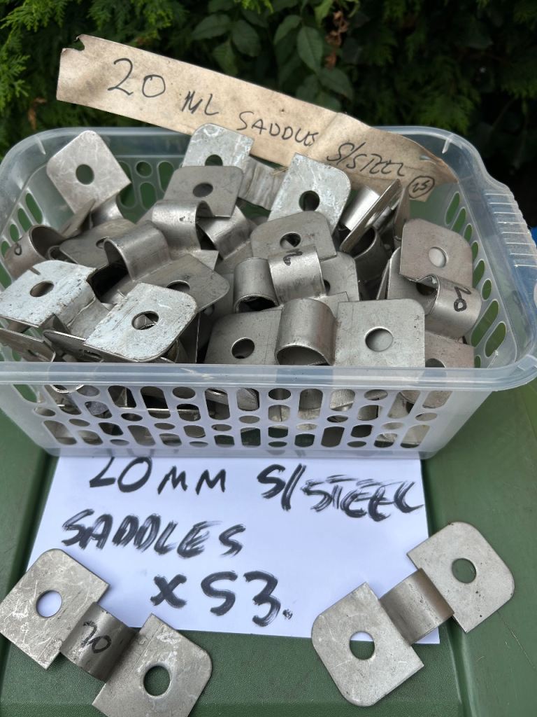 Metal Brackets / Saddles - Various Sizes (20mm, 32mm, 40mm) 