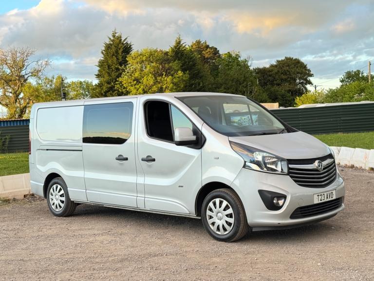 2017 Vauxhall Vivaro 2900 1.6CDTI BiTurbo 125PS Sportive LWB D/Cab Factory 6 Seater Crew Cab  PAN...