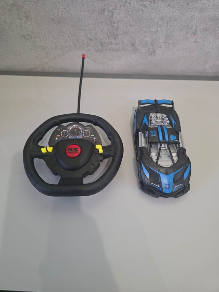 RC Remote Control Car with Steering Wheel Controller 