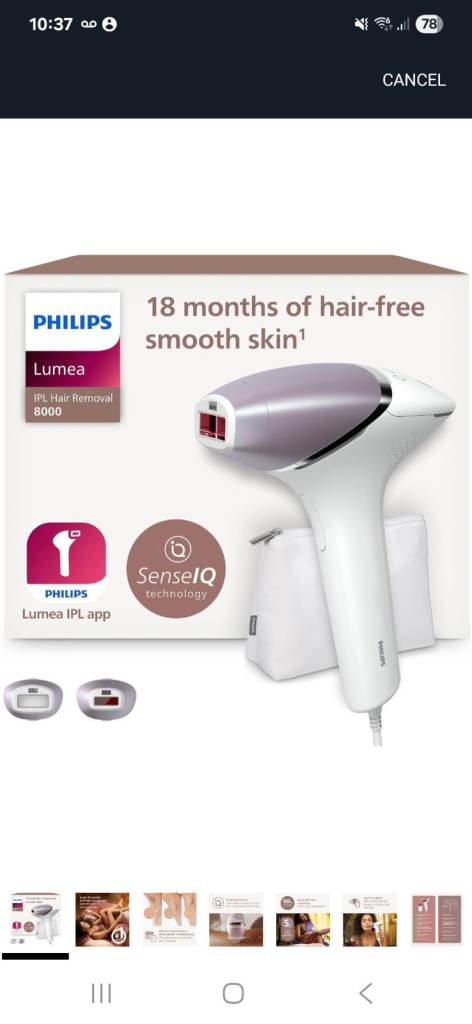 Philips Lumea IPL 8000 Series