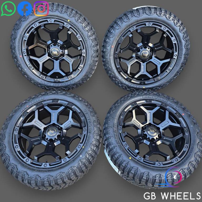 Hawke Diablo 20" Alloy Wheels Genuine Ford Ranger Volkswagen Amarok All Terrain