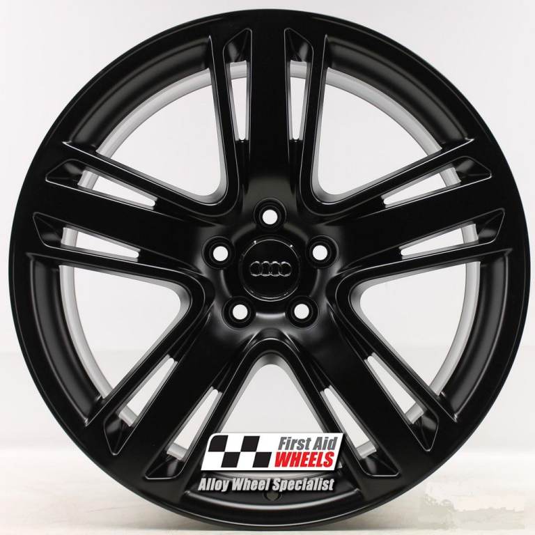 R468BS SWAP for Ours AUDI RS5 8T 4X 19'' GENUINE AERO SATIN BLACK ALLOY WHEELS