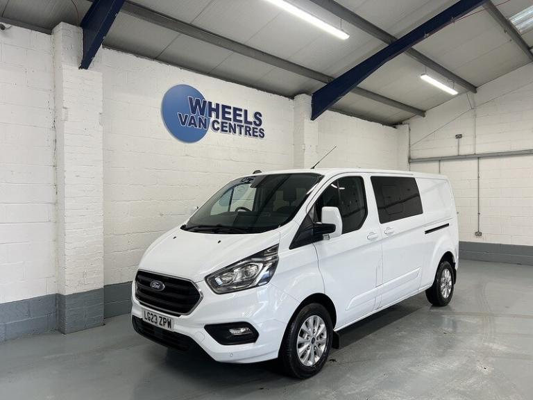 2023 Ford Transit Custom 2.0 320 EcoBlue Limited Crew Van Double Cab 5dr Diesel Manual L2 H1 Euro...