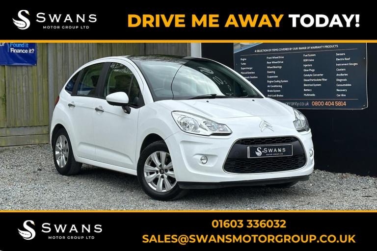CITROEN C3 1.4 HDi VTR+ White Manual Diesel 2013