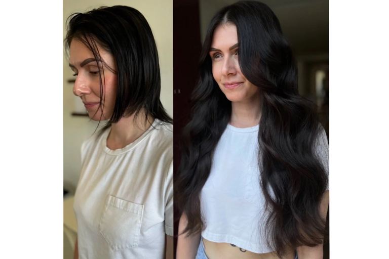 Tape-in Hair Extensions Installation - SW10