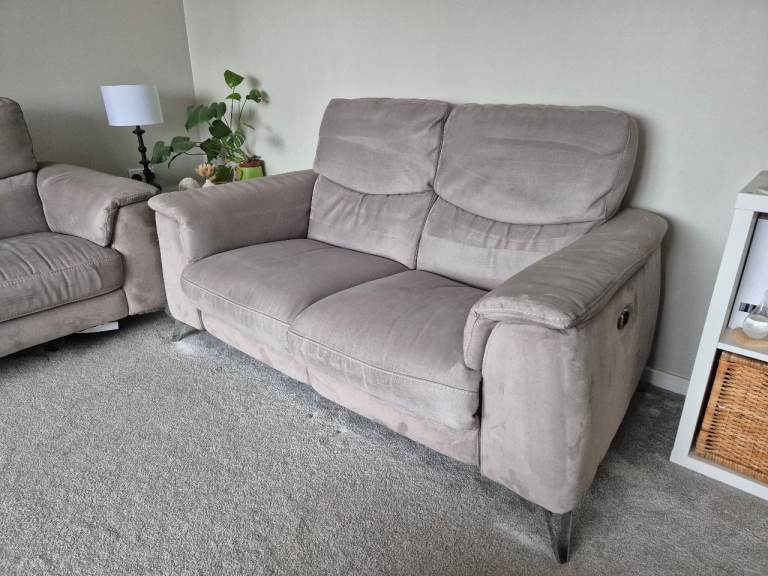 Sofology Illinois 3 Piece Recliner With USB Charging And Footstool/lounge Chair