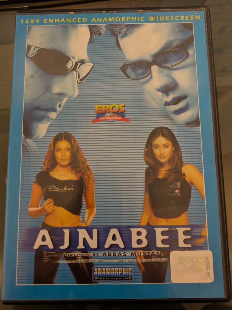  Ajnabee Action Thriller EROS Bollywood Indian Asian Hindi Film Movie DVD