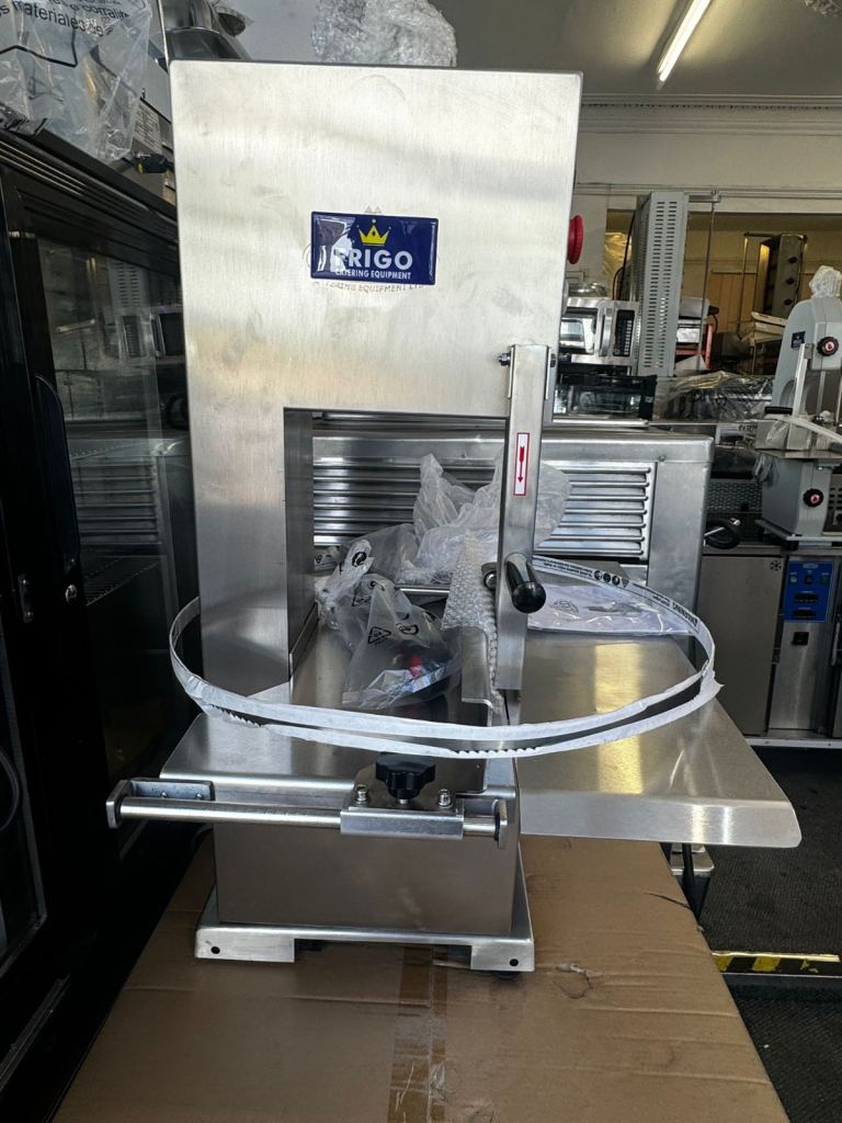Commercial bone saw machine for butcher shop meat takeaway 