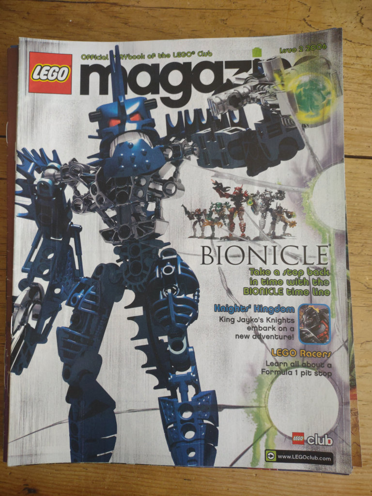 Lego Magazines: Lego Club/ Adventures/ Bionicle 