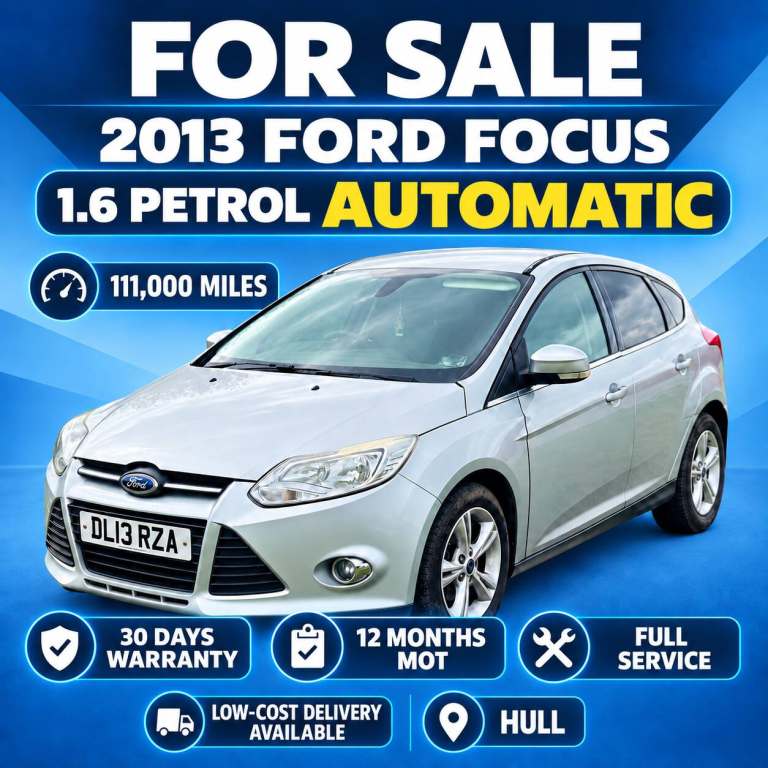 2013 Ford Focus 1.6 125 Zetec 5dr Powershift HATCHBACK Petrol Automatic