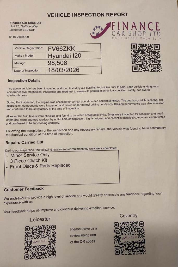 2017 Hyundai i20 1.0T GDI Turbo Edition 5dr HATCHBACK PETROL Manual