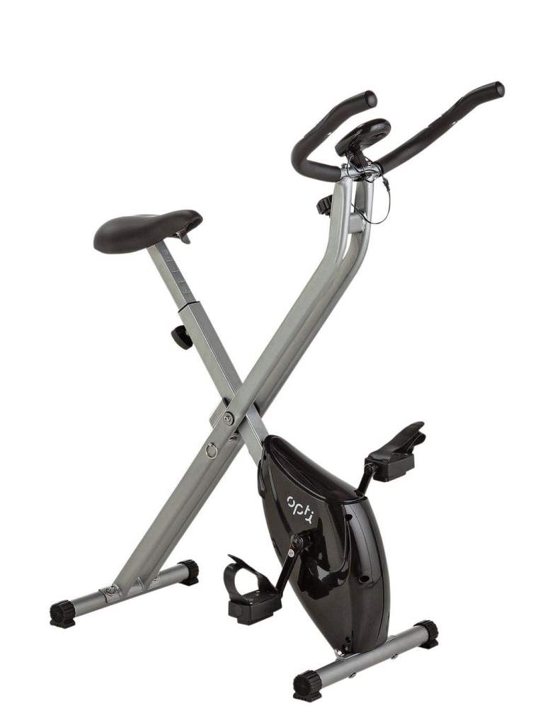 Assembled Opti Folding Exercise Bike