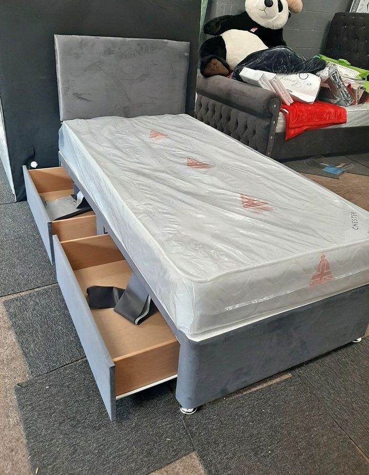 🛏️ Brand New 3FT Single Bed + Foam Mattress & Storage Draws Optional Amazing Deal 25% OFF
