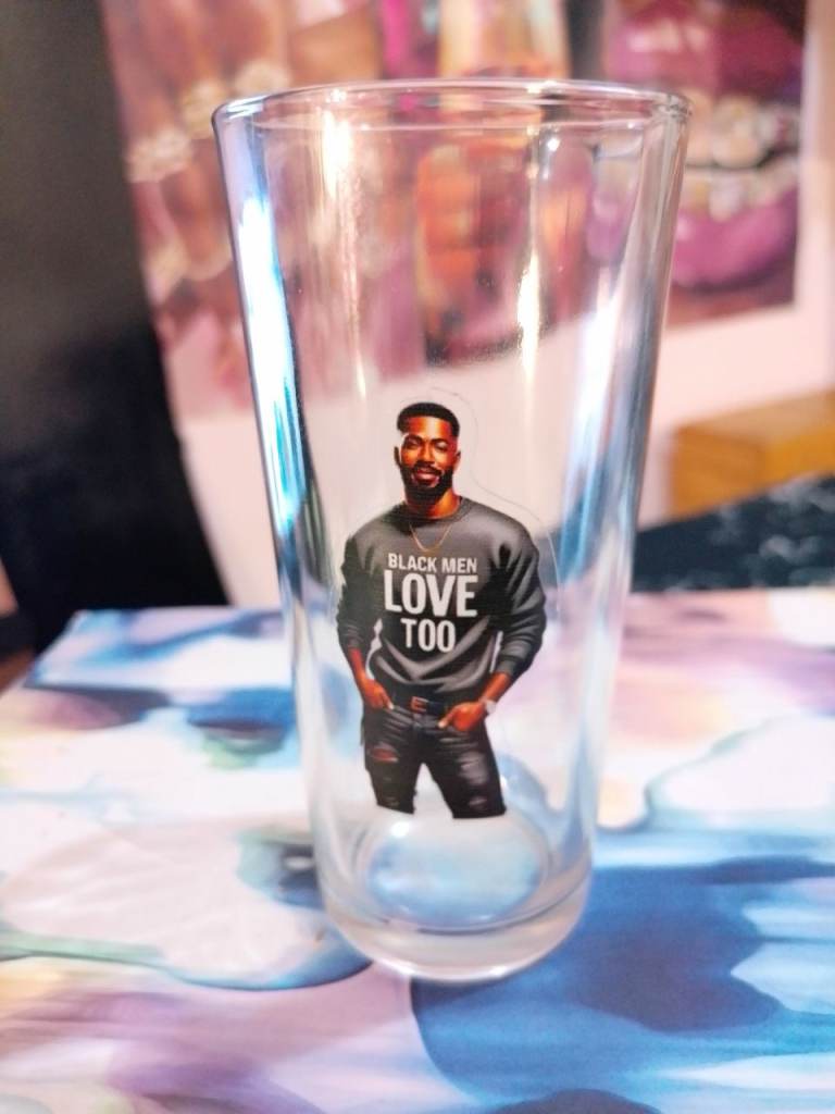 Custom drinking glass 